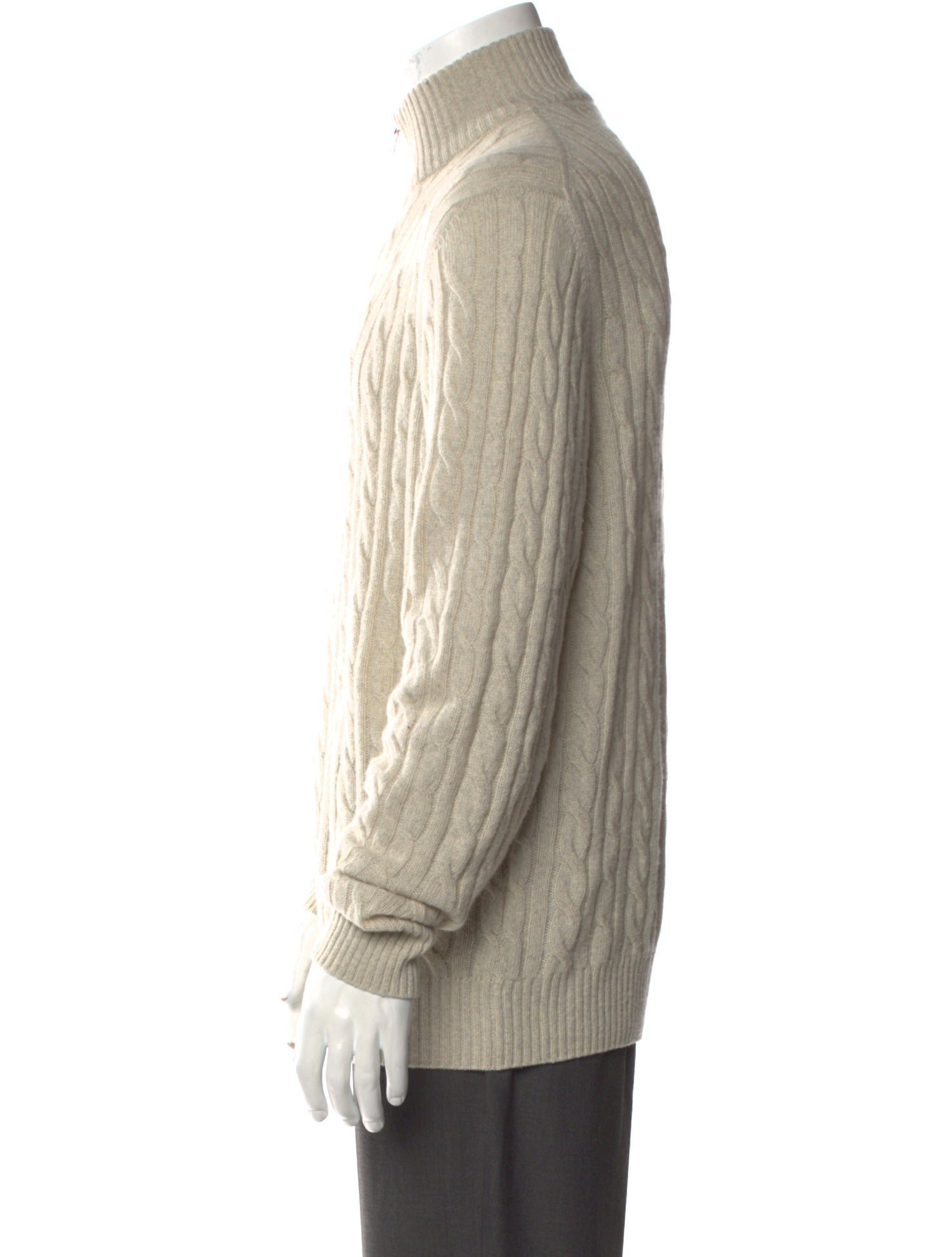 Loro Piana Treccia Baby Cashmere Pullover